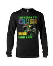 Kinder garten-truck-green Long Sleeve Tee tile