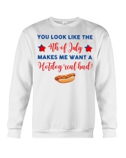 you look like the 4th of july Crewneck Sweatshirt tile