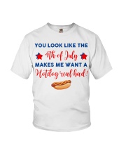 you look like the 4th of july Youth T-Shirt tile
