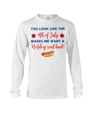 you look like the 4th of july Long Sleeve Tee tile