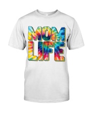 Tie-dye mom life Classic T-Shirt front