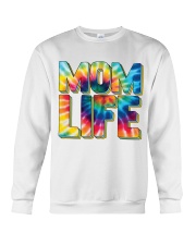 Tie-dye mom life Crewneck Sweatshirt tile