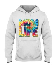 Tie-dye mom life Hooded Sweatshirt tile