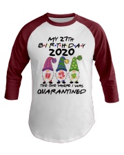 My 27th Birthday 2020 Baseball Tee tile
