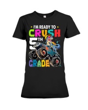 I'm ready to crush 5th Grade-truck Premium Fit Ladies Tee tile