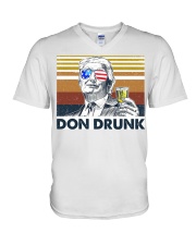 don drunk V-Neck T-Shirt tile