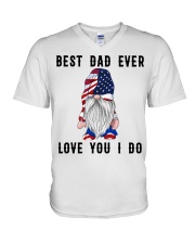 Best Dad Ever Love You I Do V-Neck T-Shirt tile
