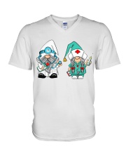 Gnomes Nurse V-Neck T-Shirt tile