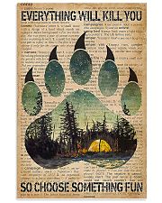 Camping Choose Something Fun 11x17 Poster front