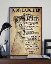 Family To My Daughter Love Mom 11x17 Poster lifestyle-poster-2