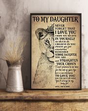 Family To My Daughter Love Mom 11x17 Poster lifestyle-poster-3