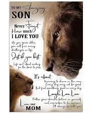 Family To My Amazing Son 11x17 Poster front