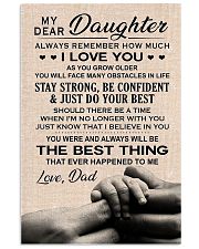 Family My Dear Daughter - Dad 11x17 Poster front