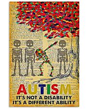 Autism It's A Different Ability 11x17 Poster front