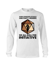 DND Roll For Initiative Long Sleeve Tee tile