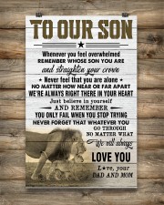 To Our Son Dad and Mom 11x17 Poster aos-poster-portrait-11x17-lifestyle-14