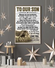 To Our Son Dad and Mom 11x17 Poster lifestyle-holiday-poster-1