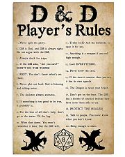 DND Players Rules 11x17 Poster front