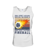 DND Fireball Unisex Tank tile