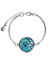 Cute Mermaid Scales Mausepad Metallic Circle Bracelet thumbnail