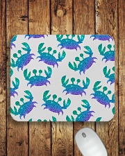 Blue Sea Crab Mouse Pad Mousepad aos-mousepad-front-lifestyle-2