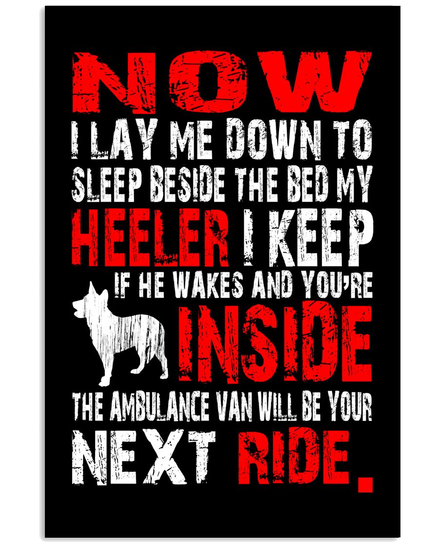 Limited Edition - Heeler Ambulance Van 16x24 Poster