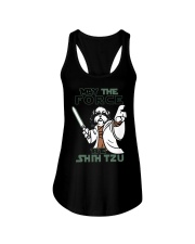 Limited Edition - Shih Tzu - The Force Ladies Flowy Tank thumbnail