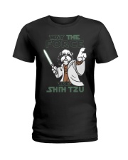 Limited Edition - Shih Tzu - The Force Ladies T-Shirt thumbnail
