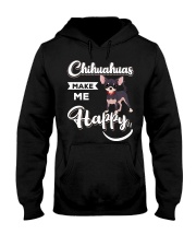 Chihuahuas Make Me Happy Hooded Sweatshirt thumbnail