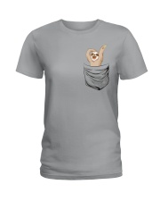 Pocket Sloth Ladies T-Shirt thumbnail