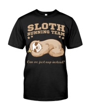 Sloth Running Team Classic T-Shirt front