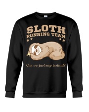 Sloth Running Team Crewneck Sweatshirt thumbnail
