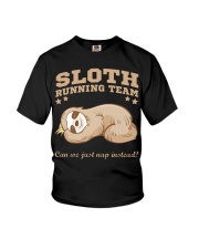 Sloth Running Team Youth T-Shirt thumbnail