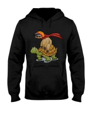 Sloth riding a turtle Hooded Sweatshirt thumbnail