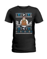 Merry Slothmas Ladies T-Shirt thumbnail