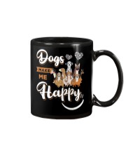 Dogs Make Me Happy Mug thumbnail