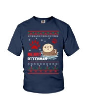 Merry Ottermas Youth T-Shirt thumbnail