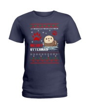 Merry Ottermas Ladies T-Shirt thumbnail