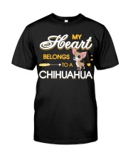 My Heart belongs to a Chihuahua Classic T-Shirt front
