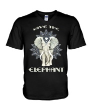 SAVE THE ELEPHANT V-Neck T-Shirt thumbnail