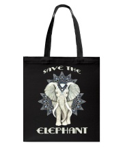 SAVE THE ELEPHANT Tote Bag thumbnail