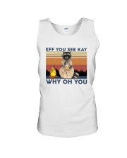 Camping Raccoon Eff you see kay Unisex Tank thumbnail