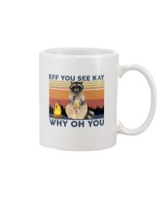 Camping Raccoon Eff you see kay Mug thumbnail