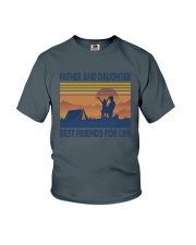 Camping Father Daughter Youth T-Shirt thumbnail