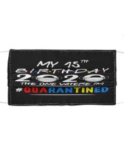 15th Birthday 2020 color Cloth face mask thumbnail