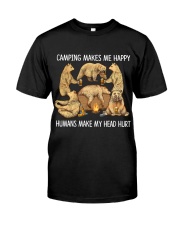 I Hate People Bear Classic T-Shirt front