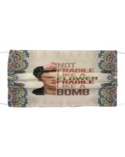 Frida Kahlo fragile mandala Cloth face mask front