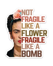 Frida Kahlo fragile mandala Sticker - Single (Vertical) thumbnail