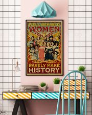 Retro well-behaved women canvas 11x17 Poster lifestyle-poster-6