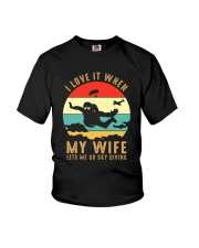 I love it Sky diving Youth T-Shirt thumbnail